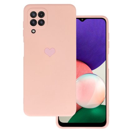 Zadný kryt Vennus Heart pre Samsung Galaxy A22 4G/M22 4G design 1 ružovy