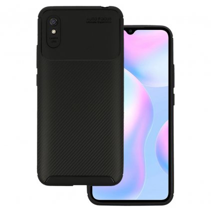Zadný kryt Vennus Carbon Elite pre Xiaomi Redmi 9A čierny