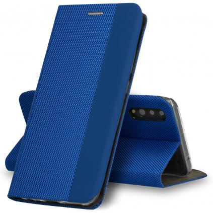 Flipové puzdro Sensitive Book pre Samsung Galaxy S22 Ultra modré