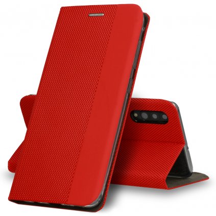 Flipové puzdro Sensitive Book pre Samsung Galaxy S22 Ultra červené