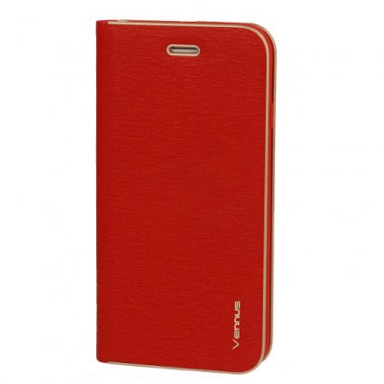 Flipové puzdro Vennus s rámčekom pre Iphone 14 Pro Max červené