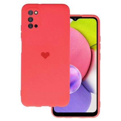 Zadný kryt Vennus Heart pre Samsung Galaxy A03S design 1 červený