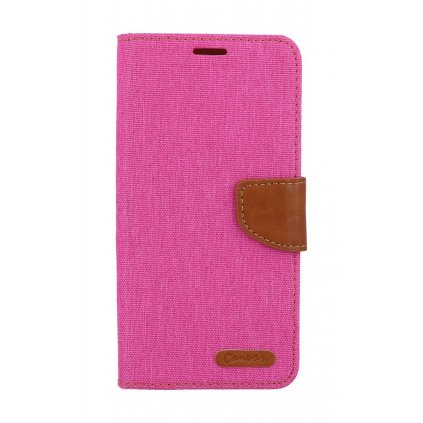 Flipové puzdro Canvas pre Samsung A34 ružové