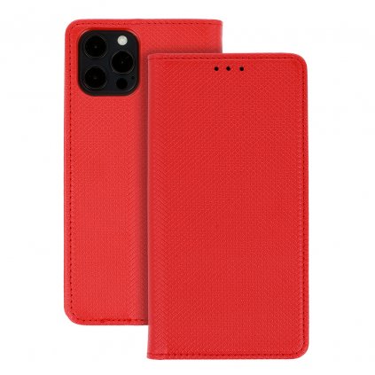 Flipové puzdro TopQ Smart Magnet pre SAMSUNG GALAXY S22 PLUS RED