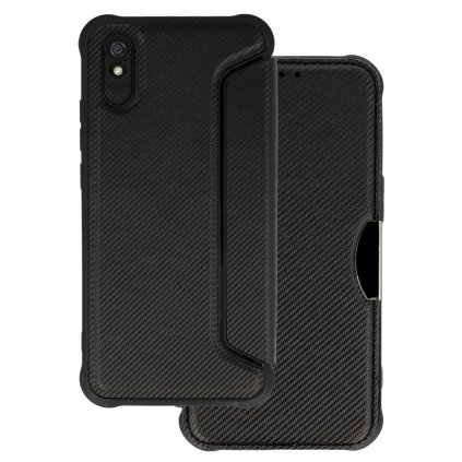 Puzdro Razor Carbon Book pre Xiaomi Redmi Note 12 5G/Poco X5 čierne