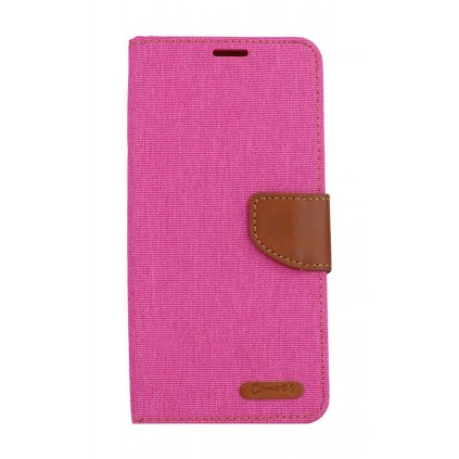 Flipové puzdro Canvas pre Samsung A14 ružové
