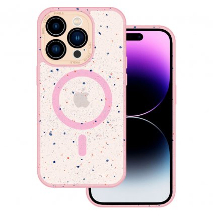 Tel Protect Magnetické puzdro Splash Frosted pre Iphone 15 Light pink