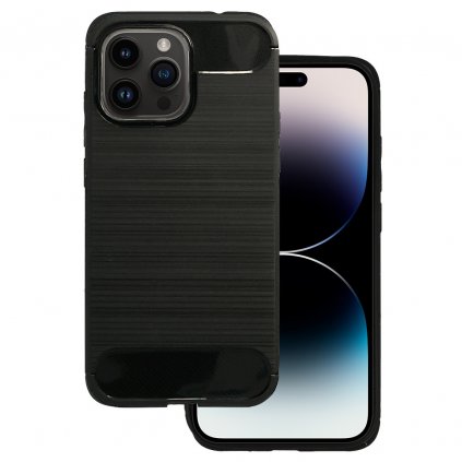 Zadný kryt CARBON pre IPHONE 14 PRO čierny