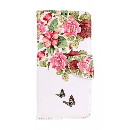 Flipové puzdro TopQ pre Xiaomi Redmi Note 12S Nežné kvety