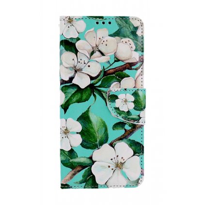 Flipové puzdro TopQ pre Samsung A14 Maľované kvety