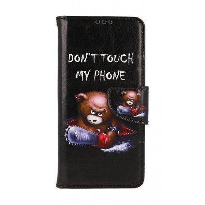 Flipové puzdro TopQ pre Xiaomi Redmi Note 12S Don't Touch méďa