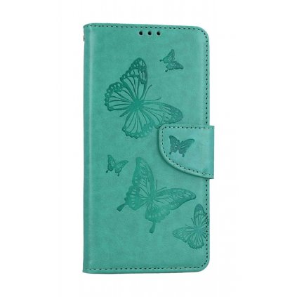 Flipové puzdro TopQ pre Xiaomi Redmi Note 12 Butterfly zelené