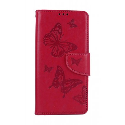 Flipové puzdro TopQ pre Samsung A54 5G Butterfly ružové