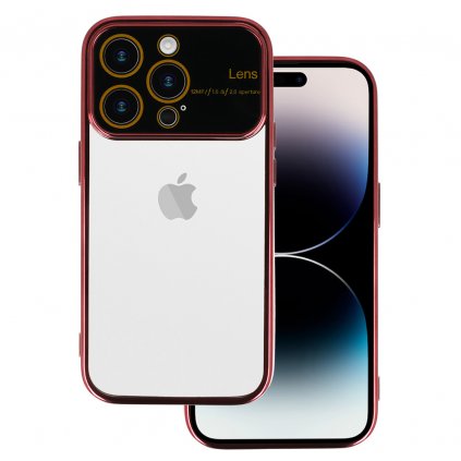 Puzdro Electro Lens pre Iphone XR Cherry