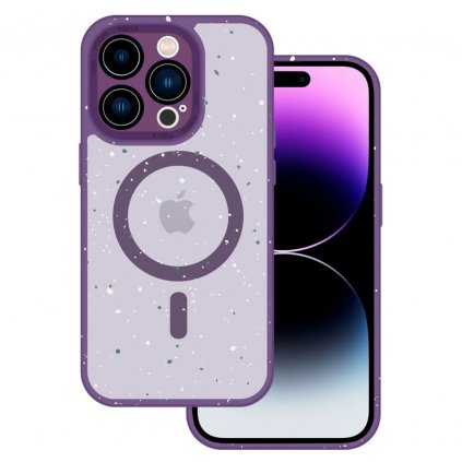 Tel Protect Magnetic Splash Frosted Case pre Iphone 14 Purple