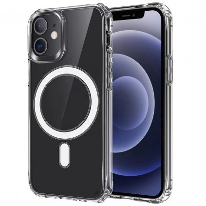 TEL PROTECT MagSilikónové puzdro pre Iphone 12 Pro Transparent