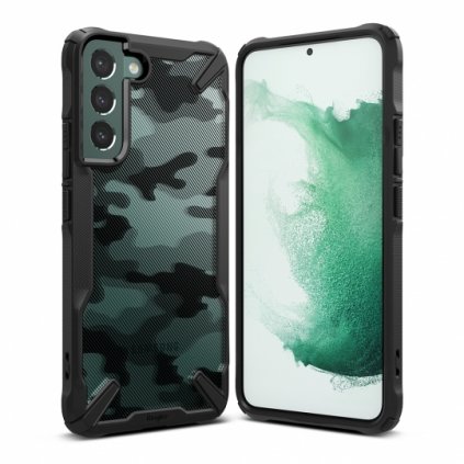 Puzdro RINGKE Fusion X pre Samsung Galaxy S22 Plus - Camo Black