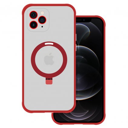 Tel Protect Magical Magsafe Stand Case pre Iphone 11 Pro Max červený
