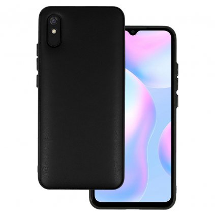 Kožené 3D puzdro pre Xiaomi Redmi 9A design 1 black