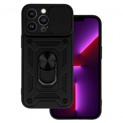 Slide Camera Armor Case pre Iphone 13 Pro Black