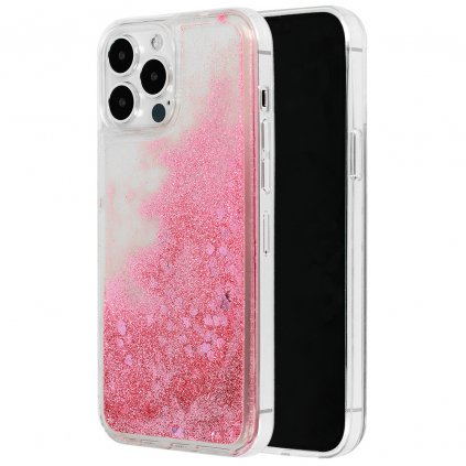 Puzdro Liquid Heart pre Iphone 11 Pro Rose gold