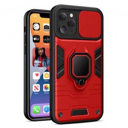 Puzdro s krúžkom na objektív pre Iphone 13 Mini Red