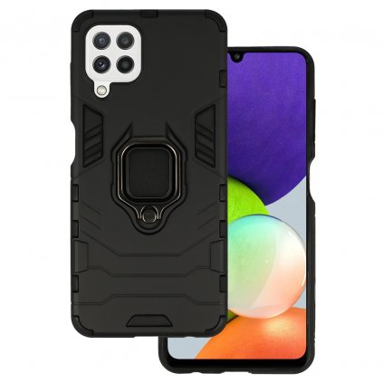 Zadný kryt Ring Armor pre Samsung Galaxy A22 4G/M22 4G čierny