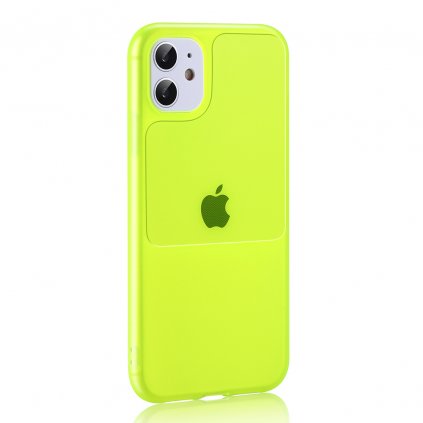 Puzdro TEL PROTECT s okienkom pre Iphone 12 Mini Lime