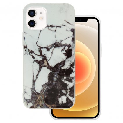 Mramorové trblietavé puzdro pre Iphone 12 Mini Design 2