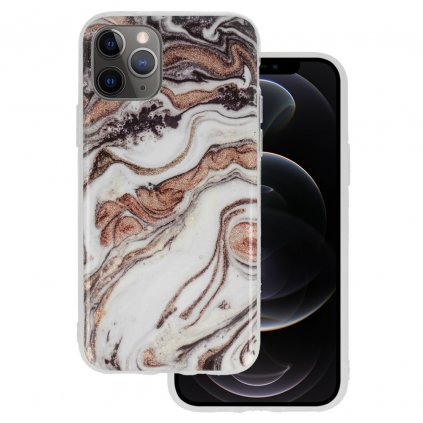 Mramorové trblietavé puzdro pre Iphone 11 Pro Design 1