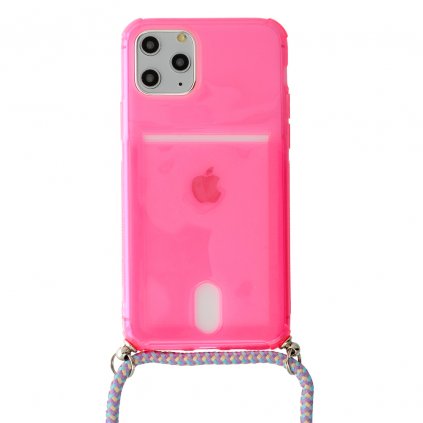 Puzdro STRAP Fluo pre Iphone 12/12 Pro Pink