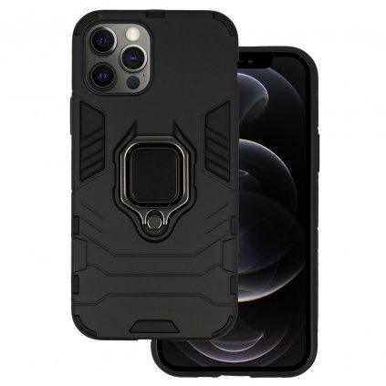 Zadný kryt Ring Armor pre Iphone 12 Pro Max čierny