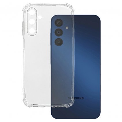Odolný kryt pre Samsung A15 priehľadný