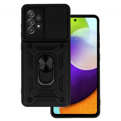Slide Camera Armor Case pre Samsung Galaxy A52/A52S Black
