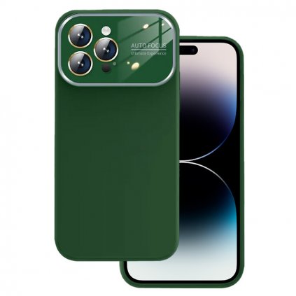 Zadné puzdro TopQ Soft Lens pre Iphone 15 zelené
