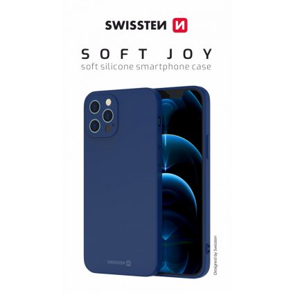 Zadný kryt Swissten Soft Joy pre iPhone 15 Pro Max modrý