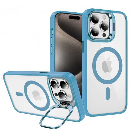 Tel Protect Kickstand Magsafe puzdro pre Iphone 13 Pro Max modré