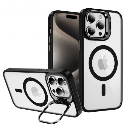 Tel Protect Kickstand Magsafe puzdro pre Iphone 13 Pro Max čierne