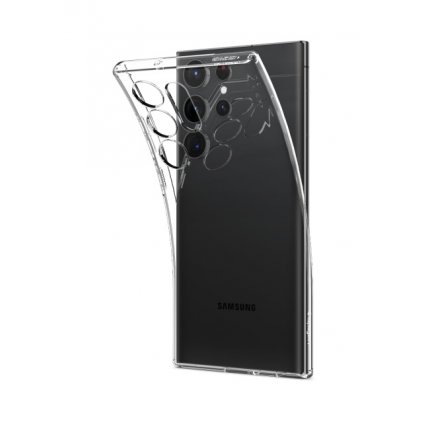 Zadný kryt Spigen Liquid Crystal na Samsung S23 Ultra transparentný