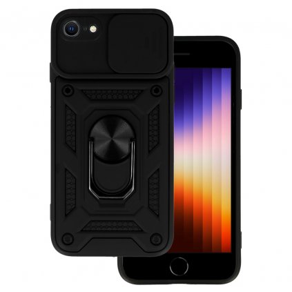 Slide Camera Armor Case pre Iphone 7/8/SE 2020/SE 2022 Black