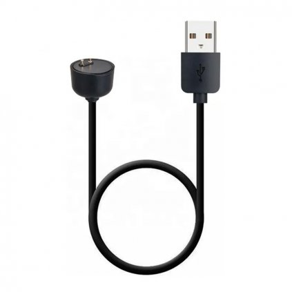 Nabíjací kábel pre Xiaomi Mi Band 5-6-7 USB kábel čierny