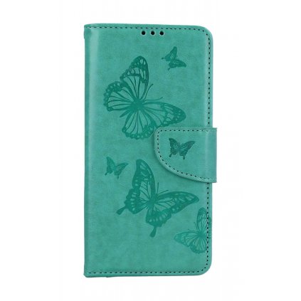 Flipové puzdro TopQ pre Xiaomi Redmi Note 12S Butterfly zelené
