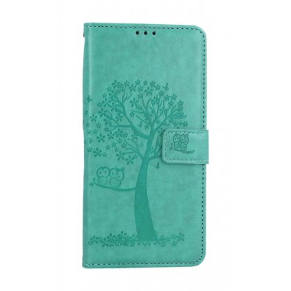 Flipové puzdro TopQ pre Xiaomi Redmi Note 12S Zelený strom sovičky