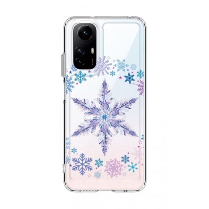 Zadný pevný kryt na Xiaomi Redmi Note 12S Snowflake