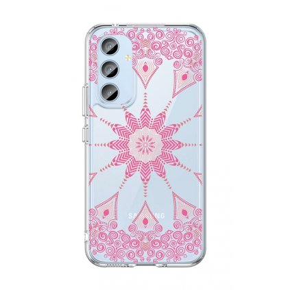 Zadný pevný kryt Obraz na Samsung A54 5G Pink Mandala