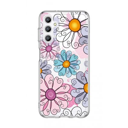 Zadný pevný kryt Obraz na Samsung A14 Colorful Daisy
