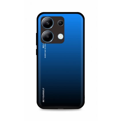 Zadný pevný kryt LUXURY na Xiaomi Redmi Note 13 dúhový modrý