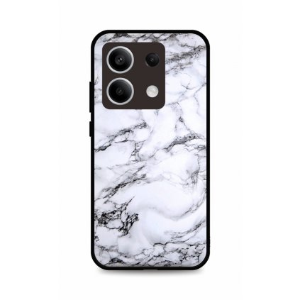 Zadný pevný kryt LUXURY na Xiaomi Redmi Note 13 5G Mramor biely