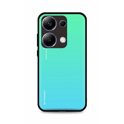 Zadný pevný kryt LUXURY na Xiaomi Redmi Note 13 Pro dúhový zelený
