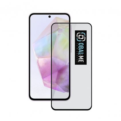 OBAL:ME 5D tvrdené sklo pre Samsung Galaxy A35 Black